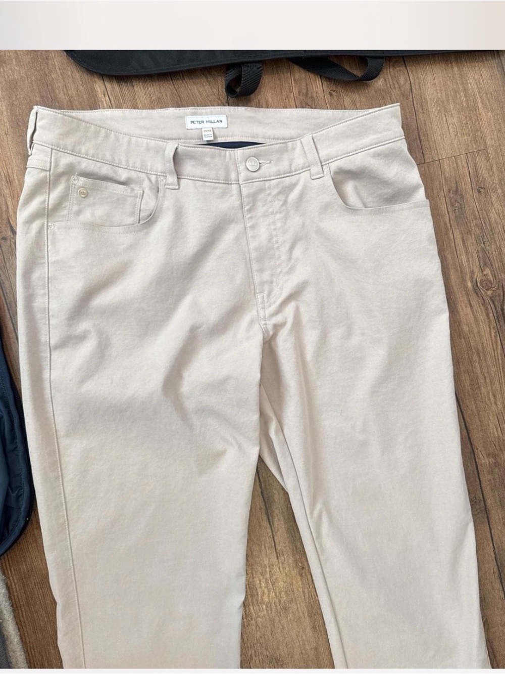 Peter Millar Beige Cotton Blend Men's Pants